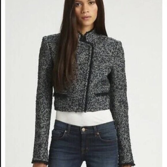 Theory Myleen Winterberry Tweed Jacket - Picture 1 of 11